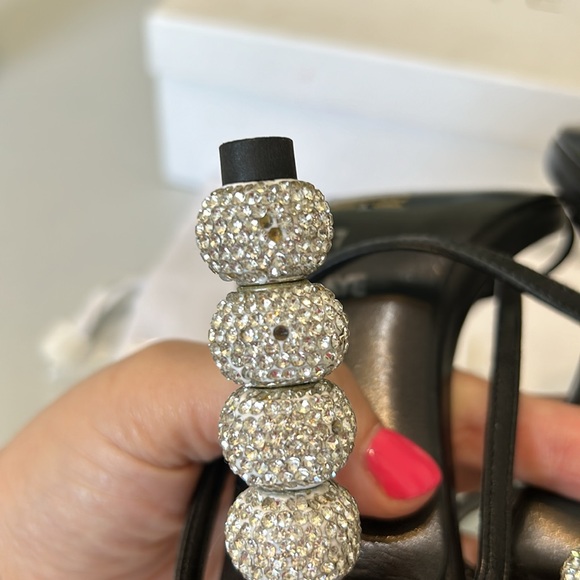 CLOSET CLOSING Revolve Raye Ax Heel in Black Sz 7 - Picture 4 of 4